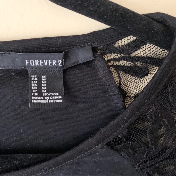 Floral Lace Peplum Top - Picture 4 of 6